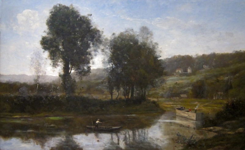 El bucle del Sena en Port-Marly - Jean-Baptiste Camille Corot