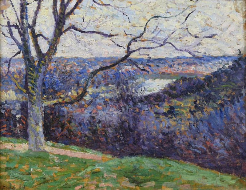 El bucle del Sena cerca de Herblay (El Bucle del Sena cerca de Herblay) - Maximilien Luce