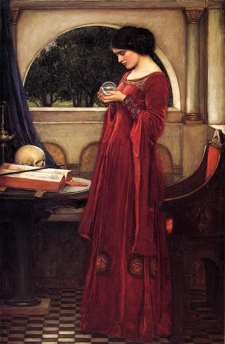 La bola de cristal - John William Waterhouse