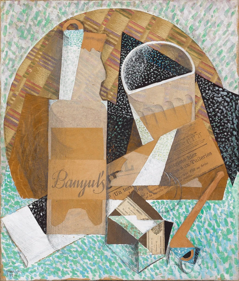 La botella de Banyuls - Juan Gris