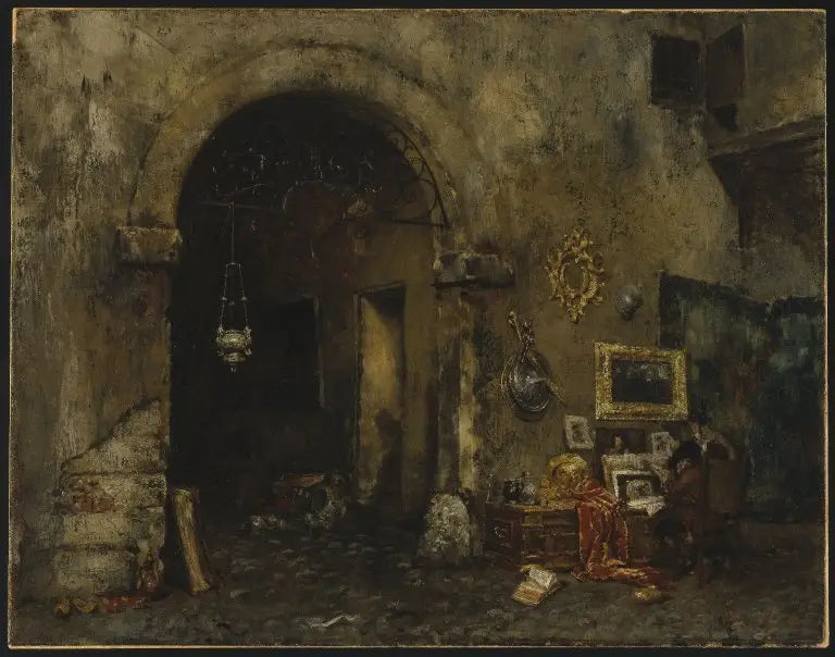 La tienda del anticuario - William Merritt Chase