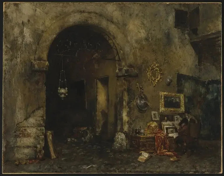 La tienda del anticuario - William Merritt Chase