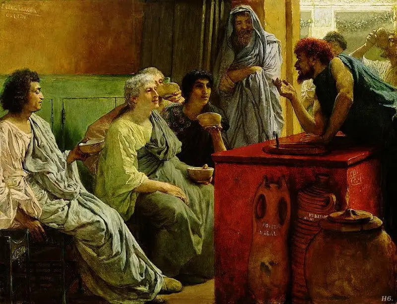 La tienda de vinos - Lawrence Alma-Tadema