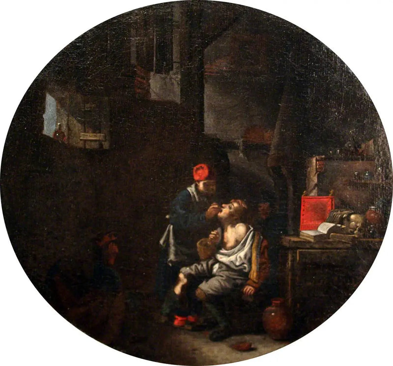 La tienda del dentista - David Teniers el Joven