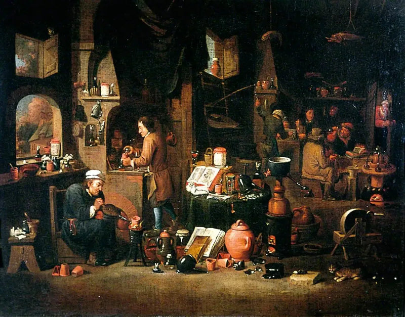 La tienda del doctor - David Teniers el Joven