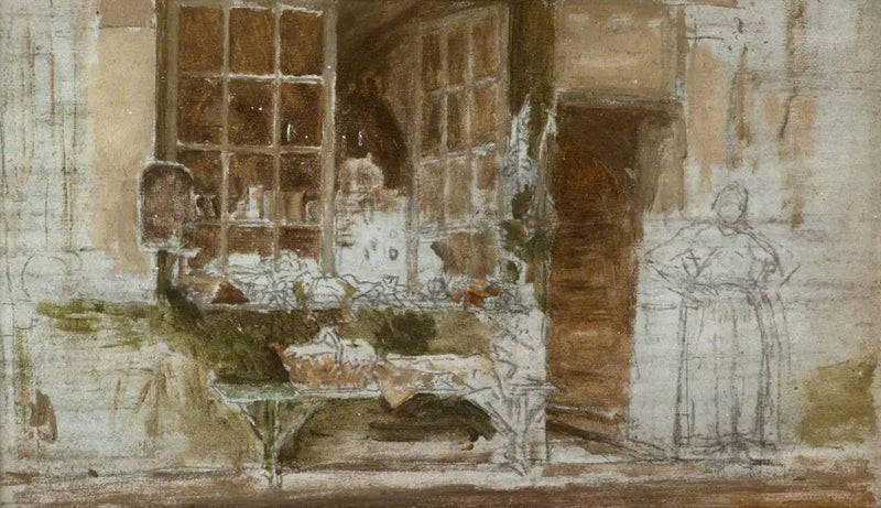 La Boutique del Primeur, París - James Abbott McNeill Whistler