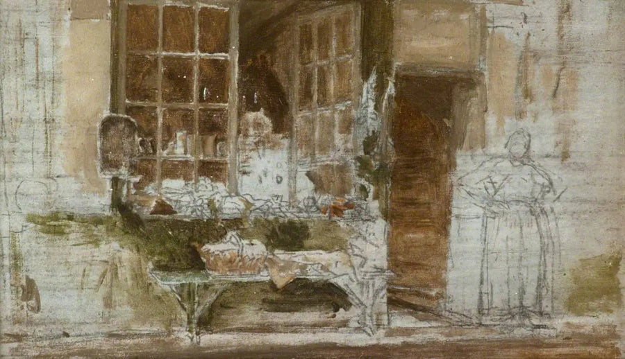 La Boutique del Primeur, París - James Abbott McNeill Whistler