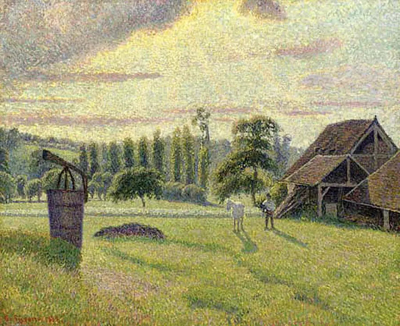 La Briqueterie Delafolie en Éragny - Camille Pissarro