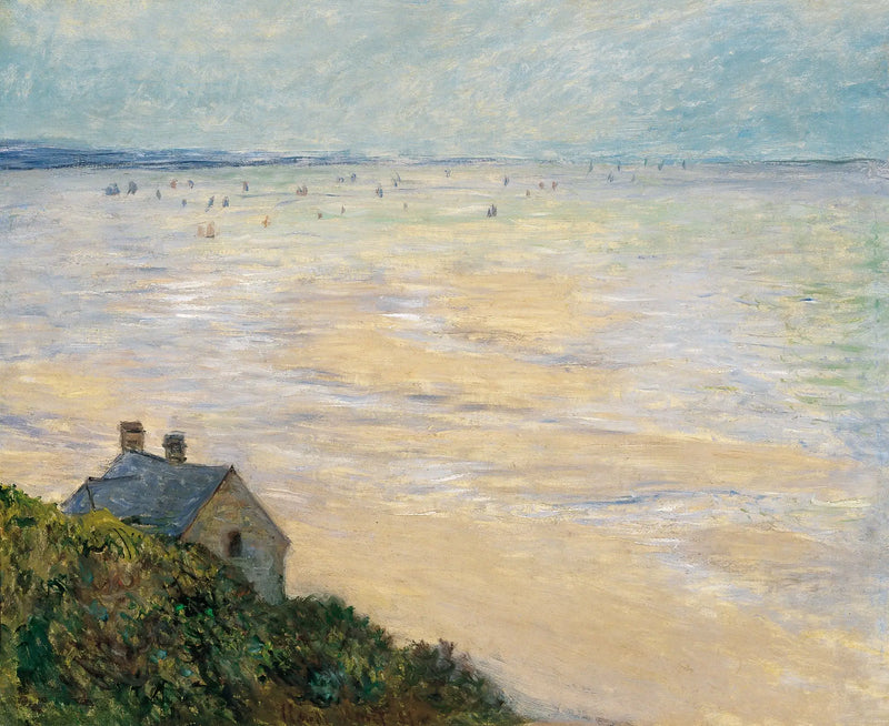 La Cabaña en Trouville, marea baja - Claude Monet