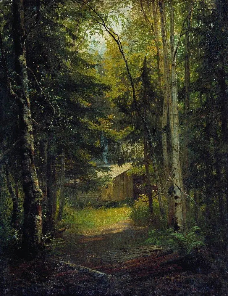 La cabaña en el bosque - Ivan Chichkine