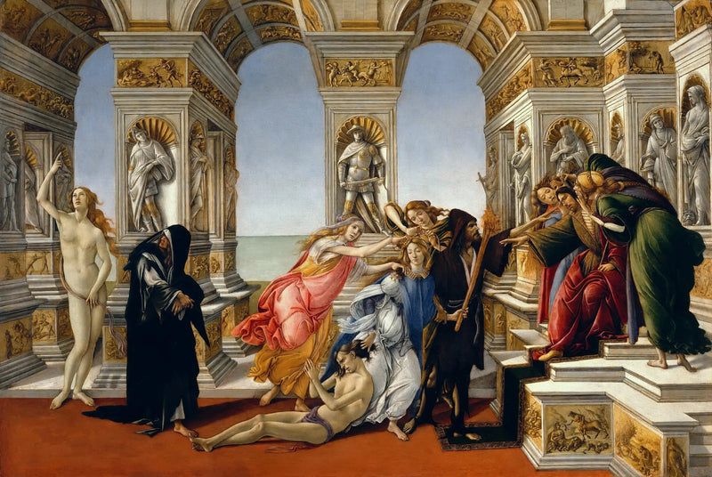 La Calumnia de Apeles - Sandro Botticelli