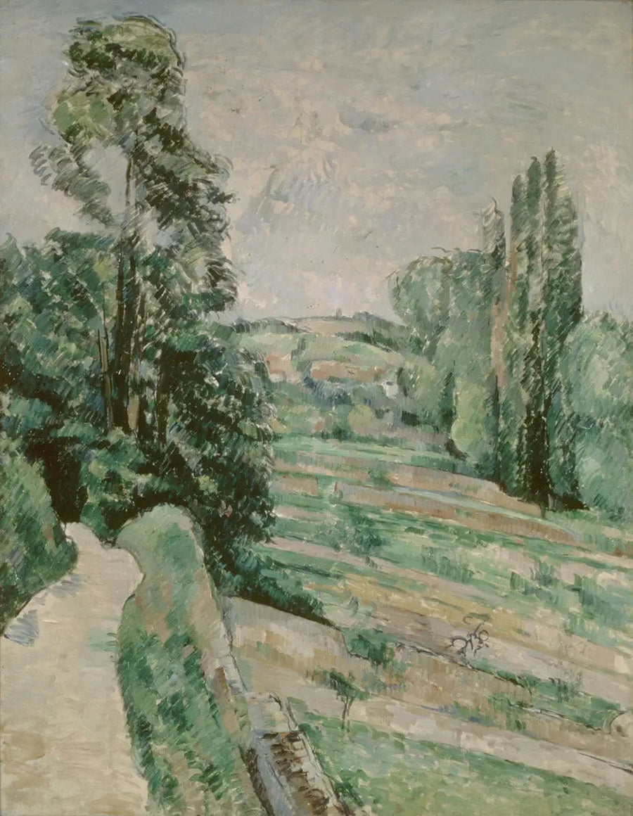 La Campaña de Auvers-sur-Oise - Paul Cézanne