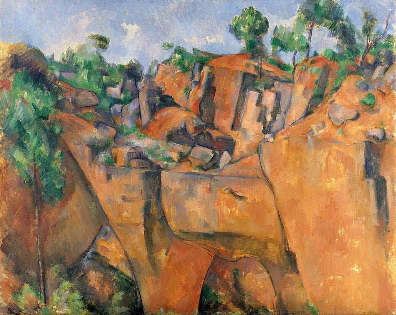 La Cantera de Bibémus - Paul Cézanne