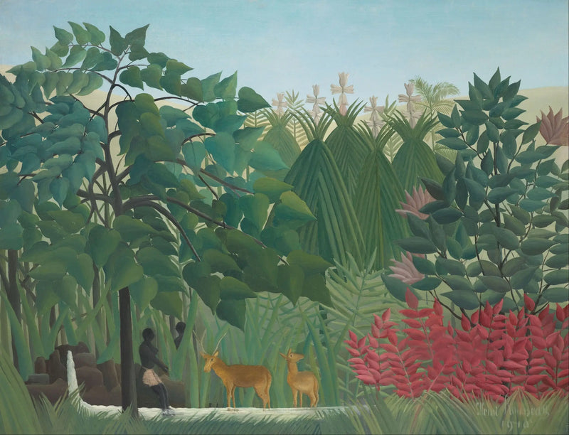 La Cascada - Henri Rousseau