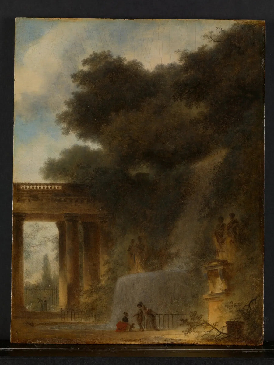 La Cascada - Jean-Honoré Fragonard