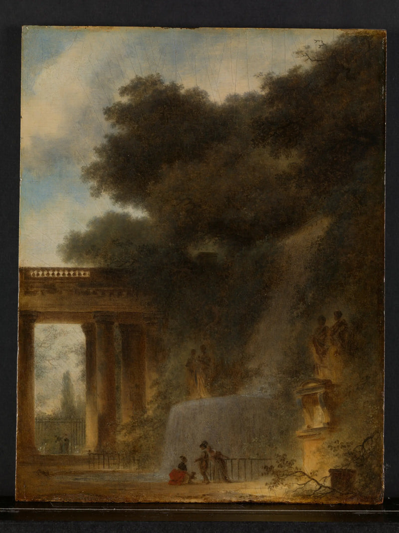 La Cascada - Jean-Honoré Fragonard