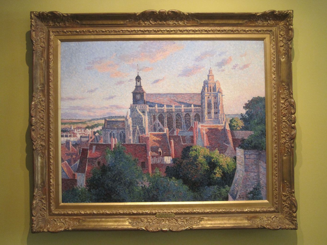 La cathédrale de Gisors vue des remparts - Maximilien Luce - Alpha Reproduction