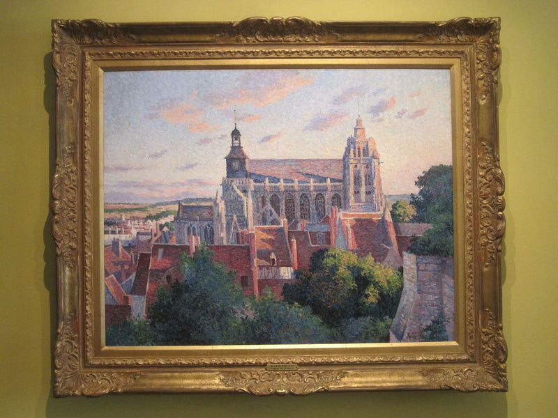 La catedral de Gisors, vista de las murallas - Maximilien Luce