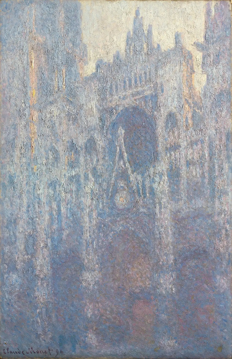 La Catedral de Rouen, el Portal, Efecto de la mañana - Claude Monet