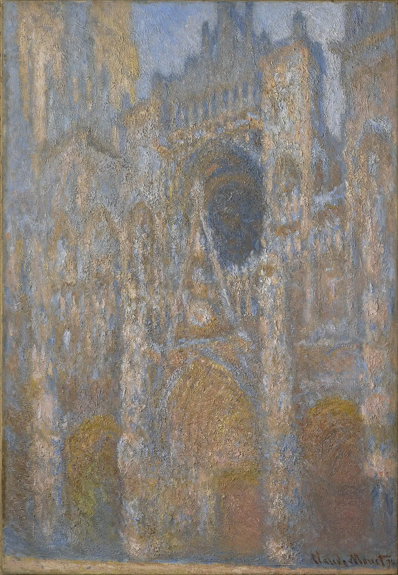 La Catedral de Rouen, el Portal, Mediodía - Claude Monet