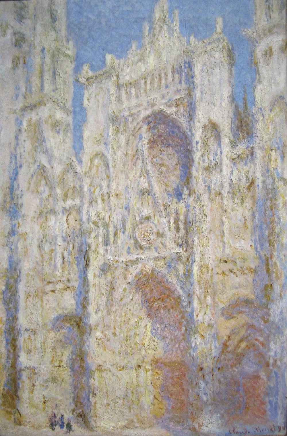 La Cathédrale de Rouen, le Portail, Soleil - Claude Monet image 1 copie de tableau peinte à la main