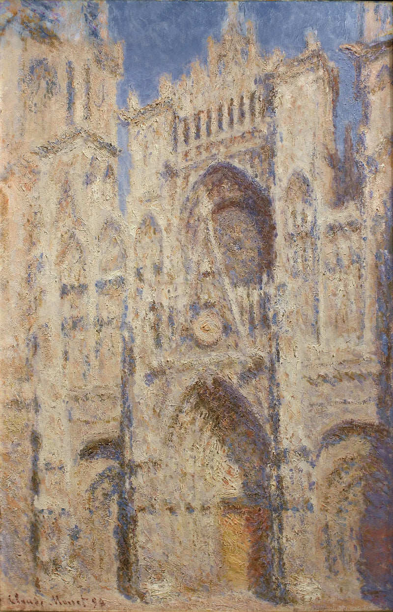 La Catedral de Rouen, el Portal, Sol - Claude Monet