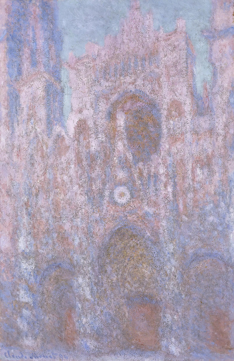 La Catedral de Rouen, Sinfonía en gris y rosa - Claude Monet