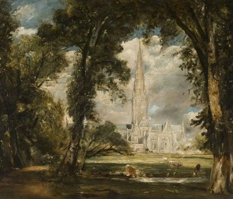 La catedral de Salisbury desde el jardín del obispo - John Constable