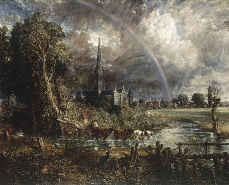 La catedral de Salisbury desde los prados - John Constable