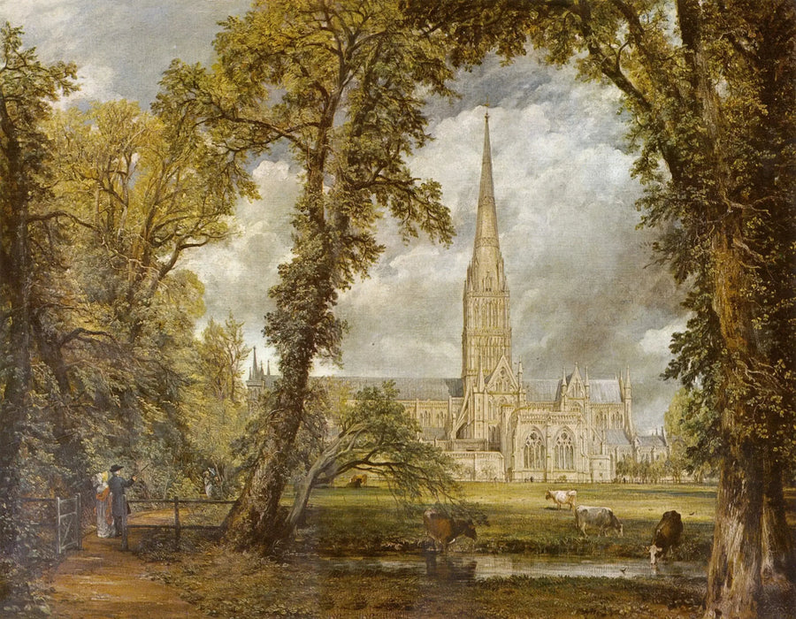La catedral de Salisbury vista desde los jardines del obispo - John Constable
