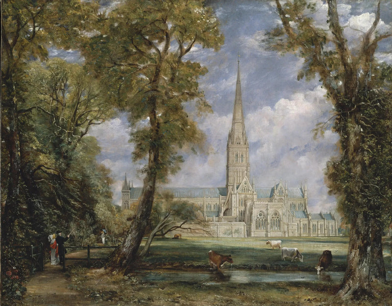 La catedral de Salisbury vista desde los jardines del obispo - John Constable