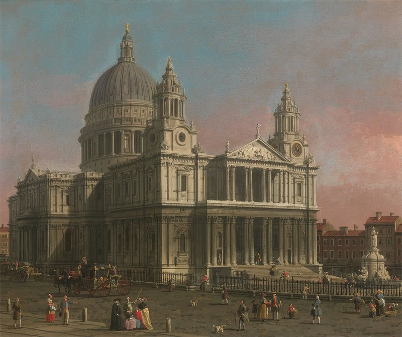 La Catedral de San Pablo - Canaletto