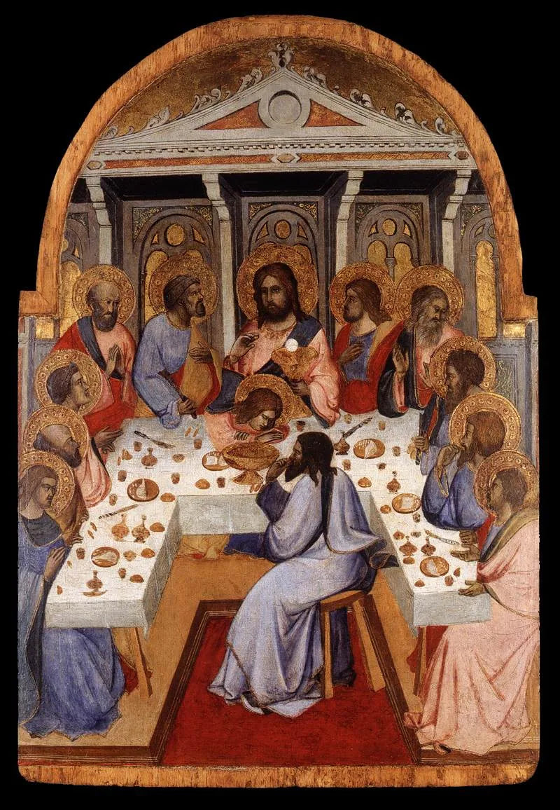 La Última Cena - Agnolo Gaddi