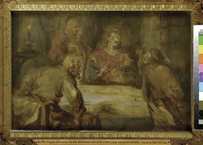 La Última Cena de Emaús - Antoine van Dyck