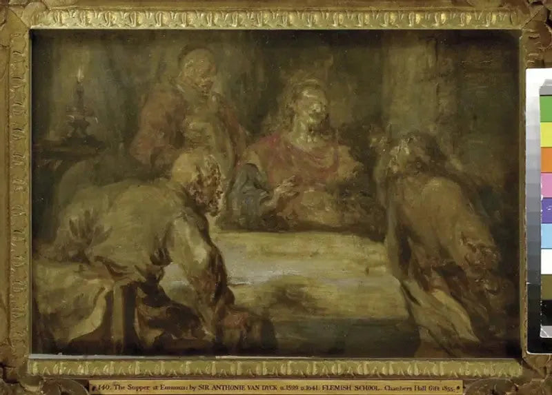 La Última Cena de Emaús - Antoine van Dyck