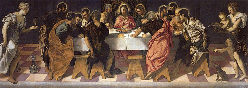 La Última Cena - Jacopo Tintoretto