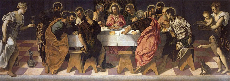 La Última Cena - Jacopo Tintoretto