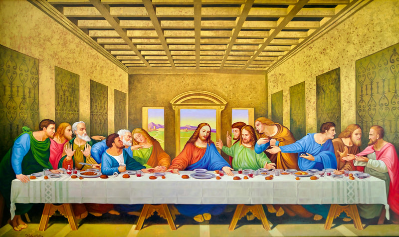 La Última Cena – Una reinterpretación de la obra maestra de Leonardo da Vinci por Master Apollon | 270 x 160 cm