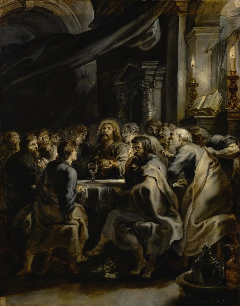 La Última Cena, circa 1631-1632 - Peter Paul Rubens