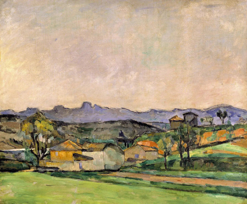 La Cadena de la Estrella con el Pilón del Rey - Paul Cézanne