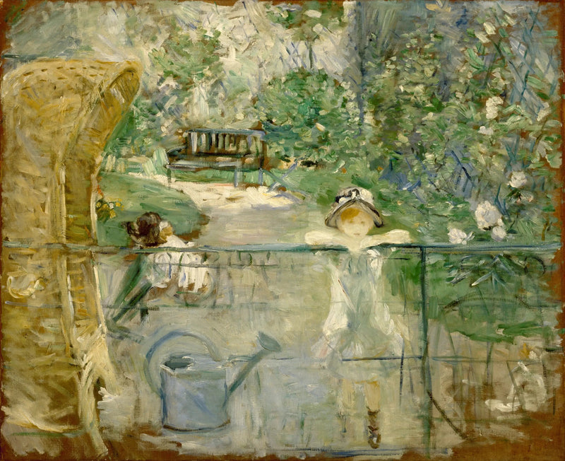 La silla cesta - Berthe Morisot