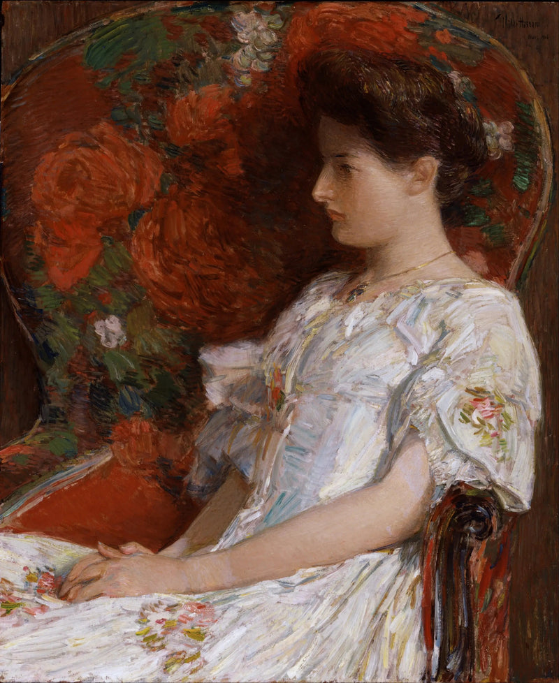 La silla victoriana - Childe Hassam