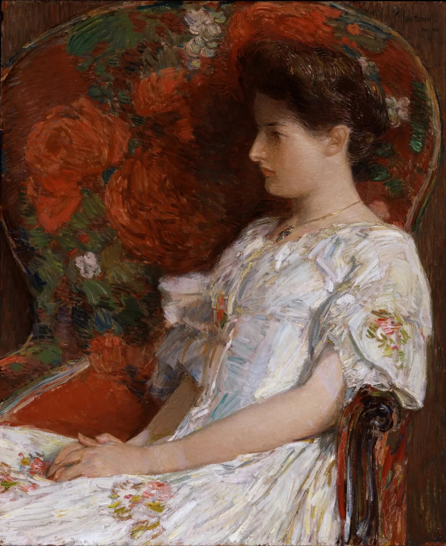La silla victoriana - Childe Hassam
