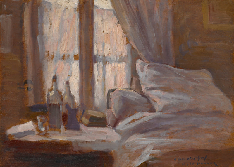 La habitación de dormir - Henri Le Sidaner