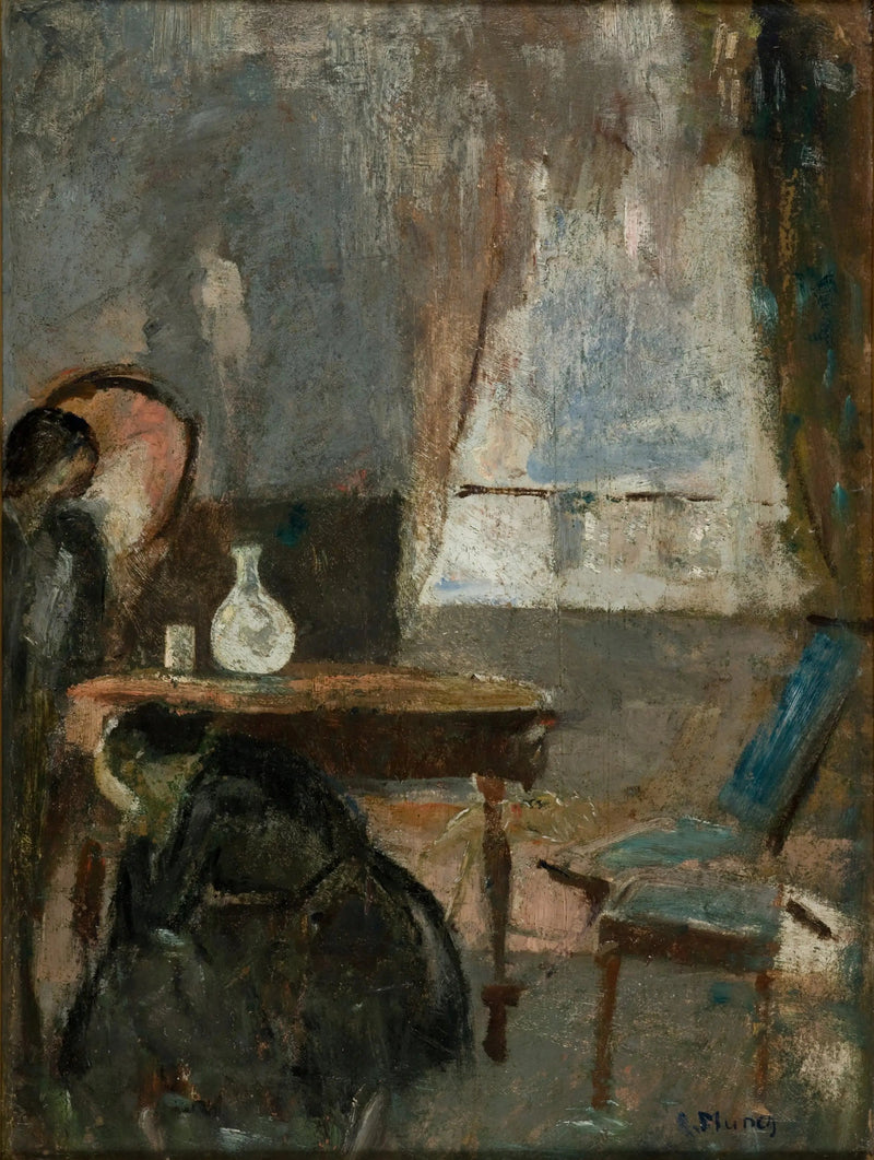La habitación del enfermo - Edvard Munch