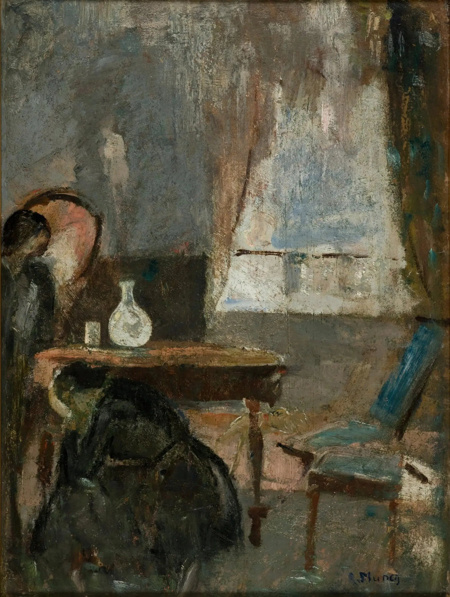 La habitación del enfermo - Edvard Munch