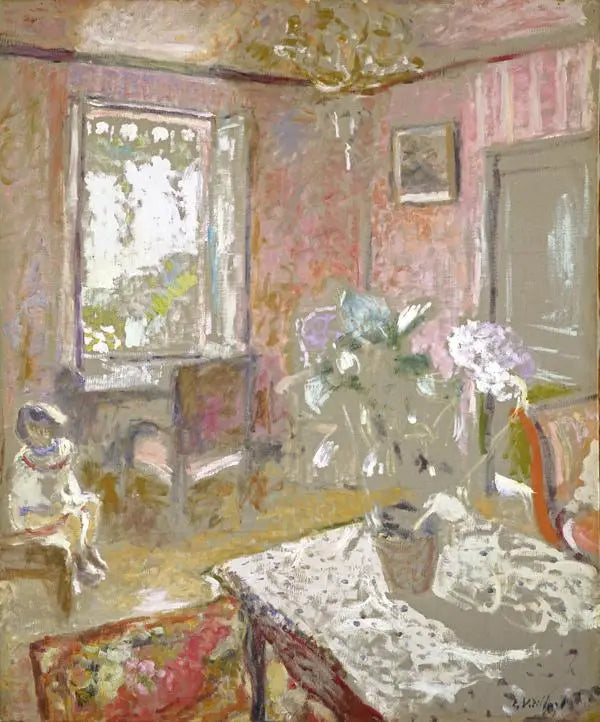 La habitación rosa - Édouard Vuillard