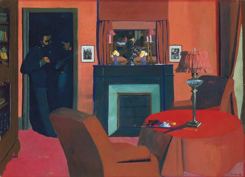 La habitación roja - Félix Vallotton