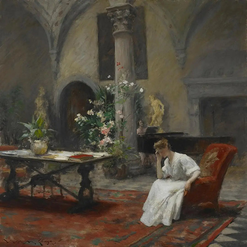 La canción - William Merritt Chase