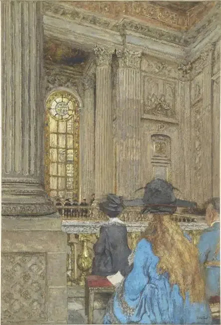 La Capilla del castillo de Versalles - Édouard Vuillard